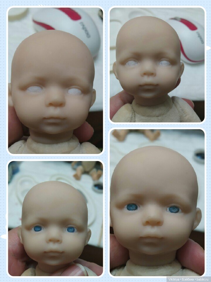 История одной головушки — Лепка авторских кукол: полимерная глина (фото 4)