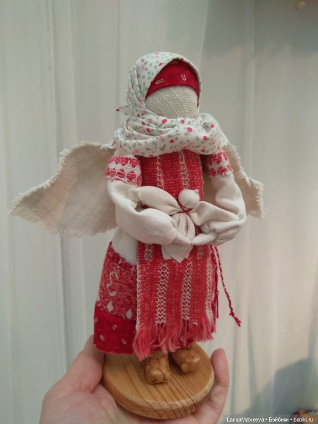 Рождественский ангел (кукла — оберег)