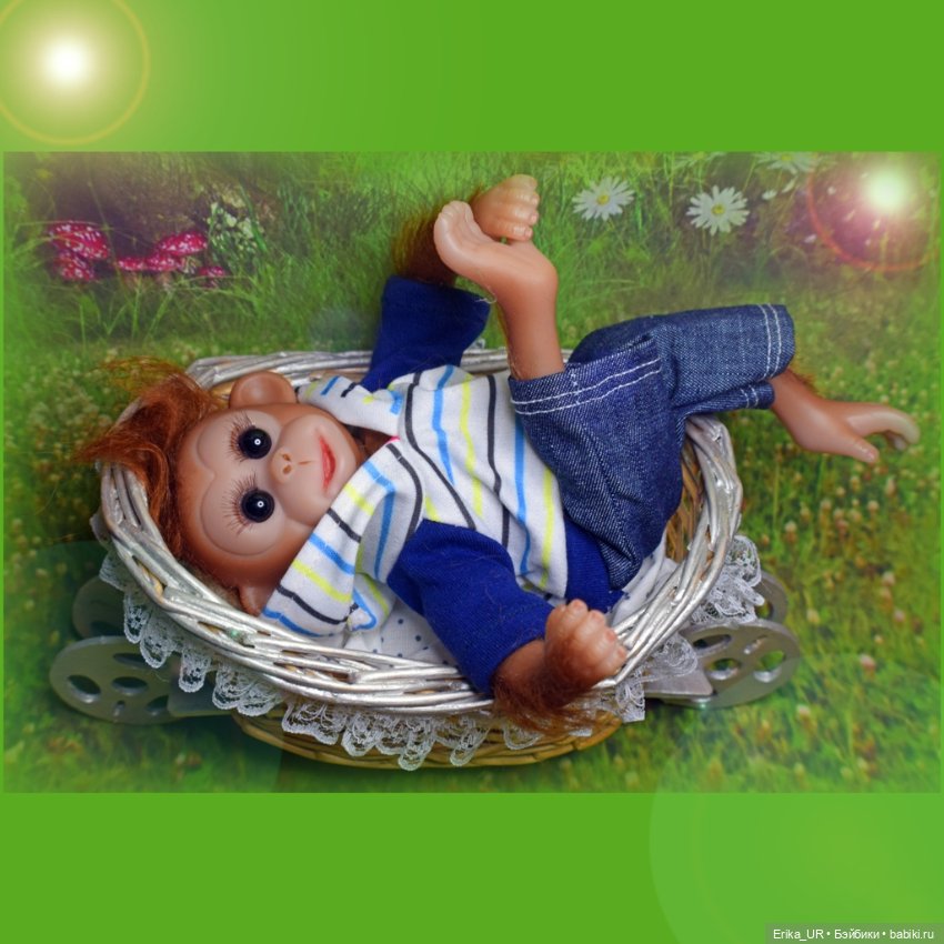 Перепись КуклоНаселения. Обезьянка Гоша (фото 4)