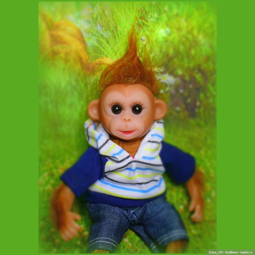 Перепись КуклоНаселения. Обезьянка Гоша (фото 2)