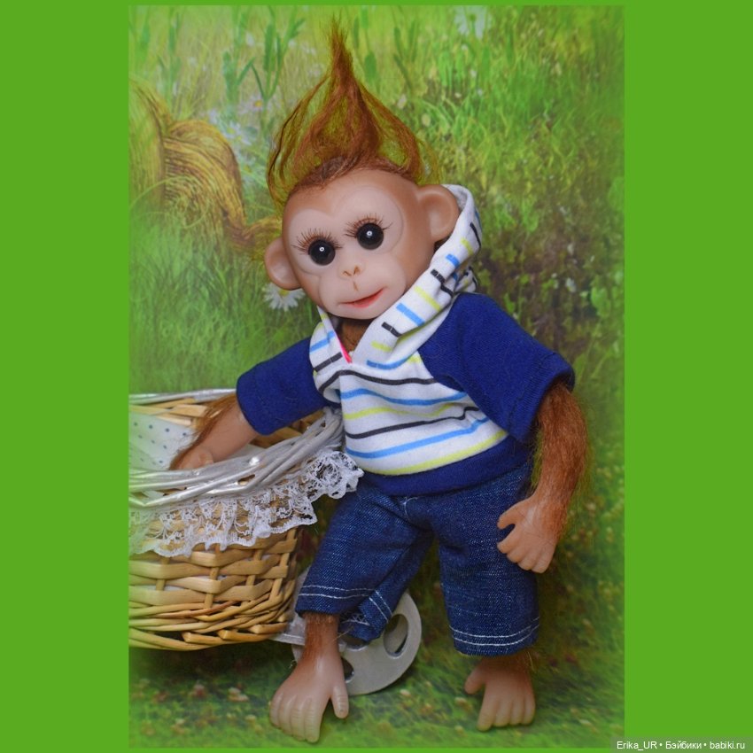 Перепись КуклоНаселения. Обезьянка Гоша (фото 8)