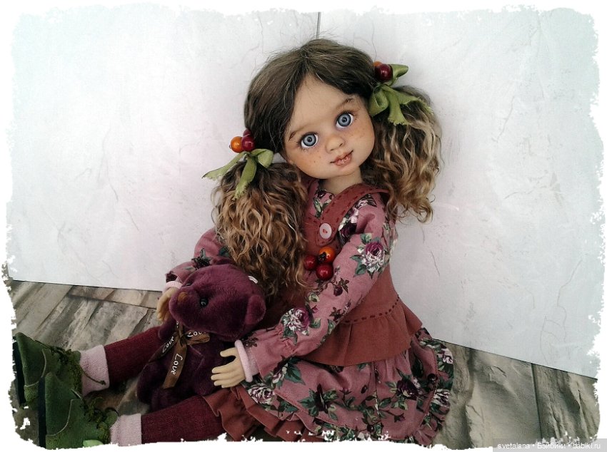Девочка Ягодка.ООАК куклы (Бержуан) (фото 5)