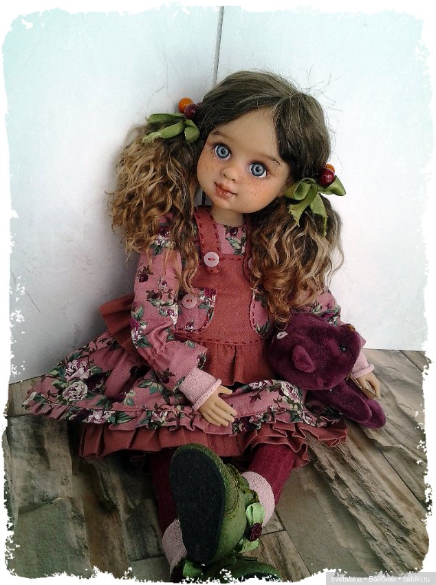 Девочка Ягодка.ООАК куклы (Бержуан) (фото 8)