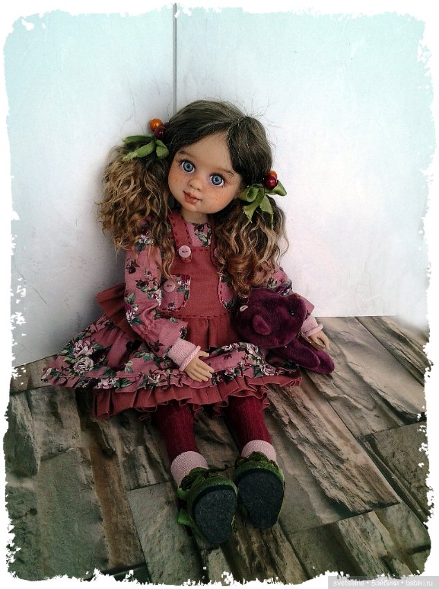 Девочка Ягодка.ООАК куклы (Бержуан) (фото 6)