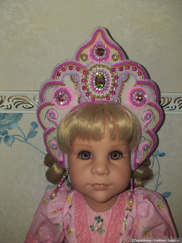 Новинки: Кокошники из бисера-2 (фото 5)