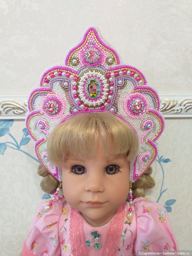 Новинки: Кокошники из бисера-2 (фото 3)