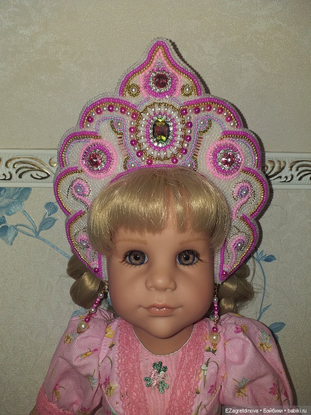 Новинки: Кокошники из бисера-2 (фото 6)