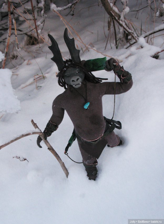 Зимние странствия — Лепка авторских кукол: полимерная глина (фото 3)