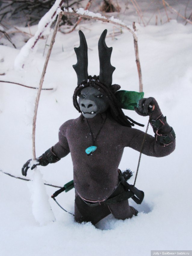 Зимние странствия — Лепка авторских кукол: полимерная глина (фото 4)