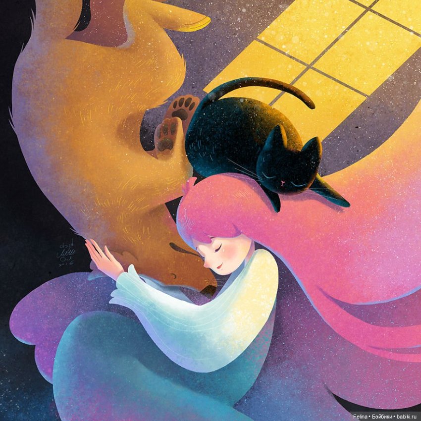 Little Oil Art. Волшебные иллюстрации