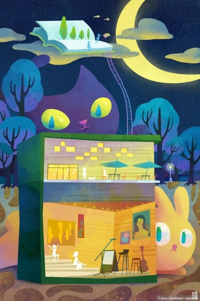 Little Oil Art. Волшебные иллюстрации