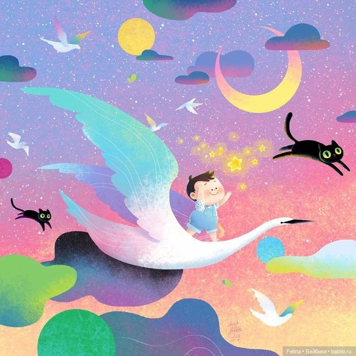 Little Oil Art. Волшебные иллюстрации