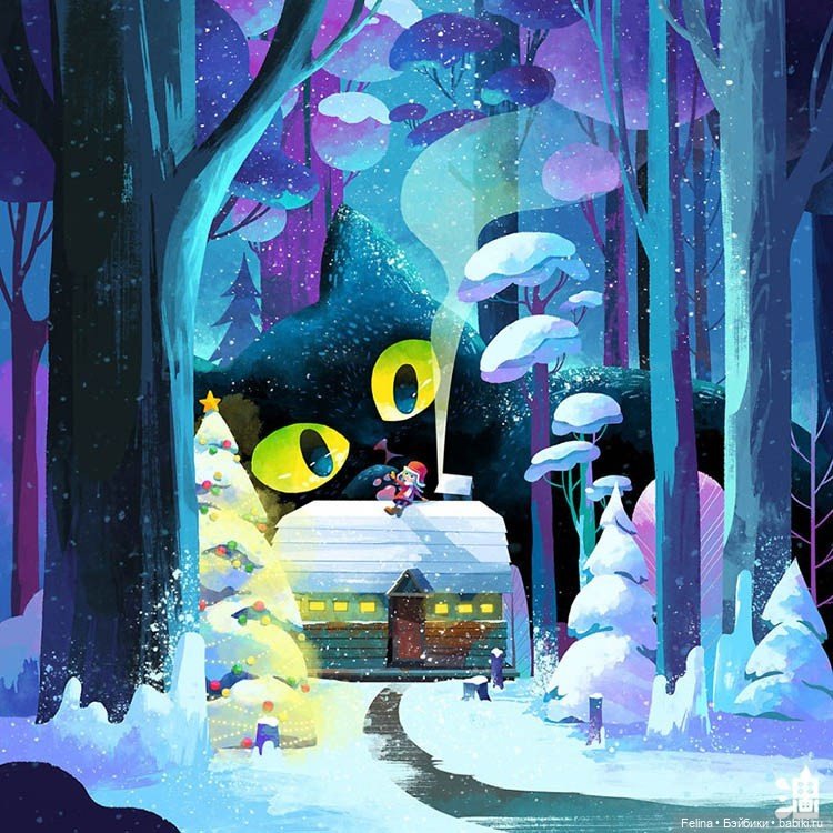 Little Oil Art. Волшебные иллюстрации