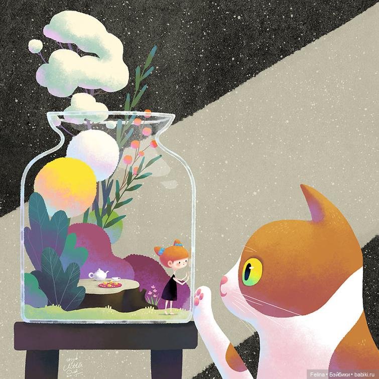 Little Oil Art. Волшебные иллюстрации