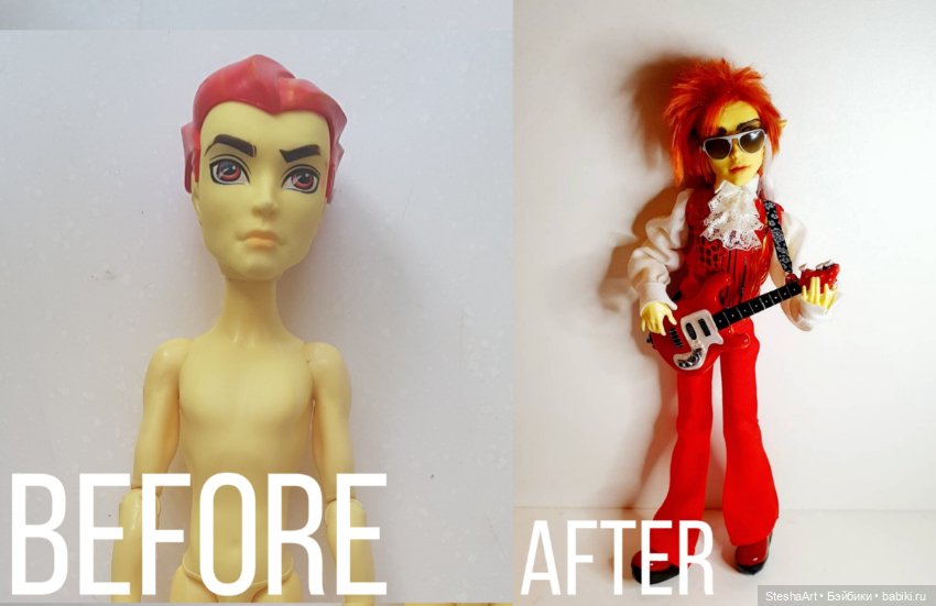 Девиду Боуи посвящается. Мой новый ООАК (фото 9)