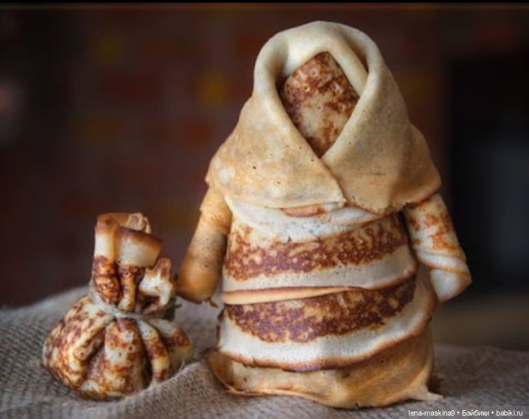 Кукла из блинов на Масленицу своими руками: идеи оформления и фото