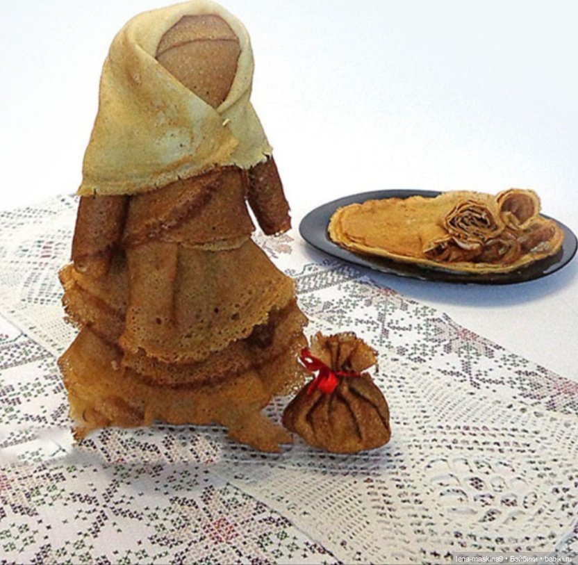 Кукла из блинов на Масленицу своими руками: идеи оформления и фото