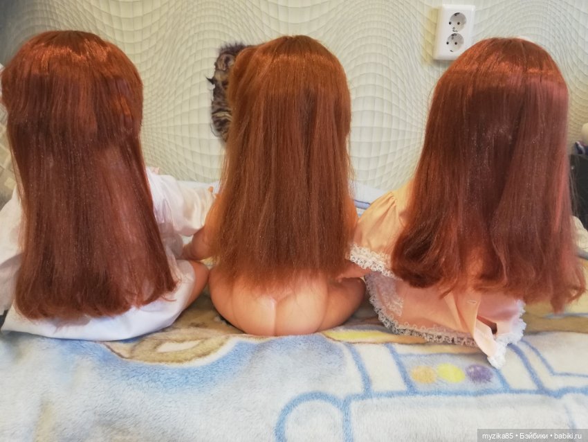 Тройняшки Крисси. Механизм растущие волосы