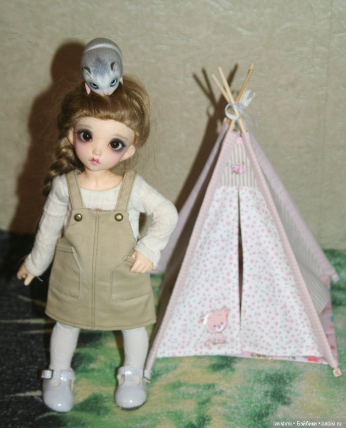 И снова игры с палаткой — Куклы Nikki Britt (Никки Бритт): авторские BJD (БЖД)