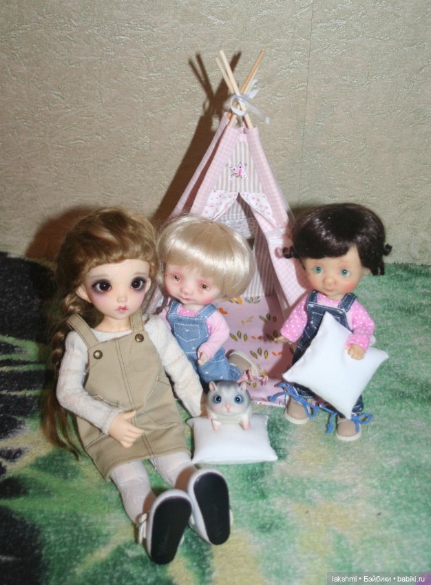 И снова игры с палаткой — Куклы Nikki Britt (Никки Бритт): авторские BJD (БЖД)