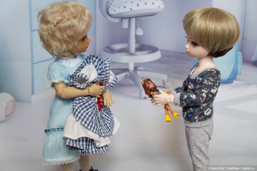 Этюд в голубых тонах — Куклы Iplehouse (Иплхаус): BJD (БЖД) (фото 7)