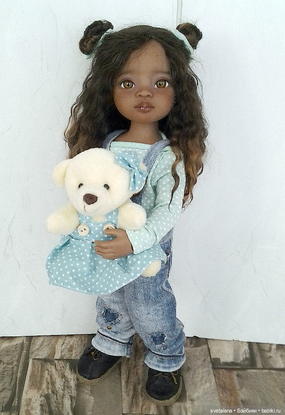 Моя маленькая Шоколадка.ООАК куколки Мейли от Паола Рейна