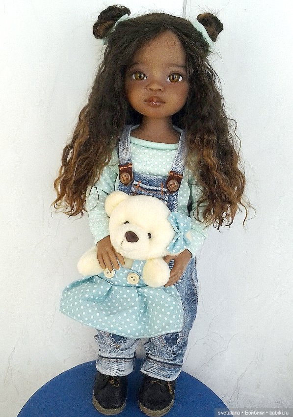 Моя маленькая Шоколадка.ООАК куколки Мейли от Паола Рейна (фото 6)