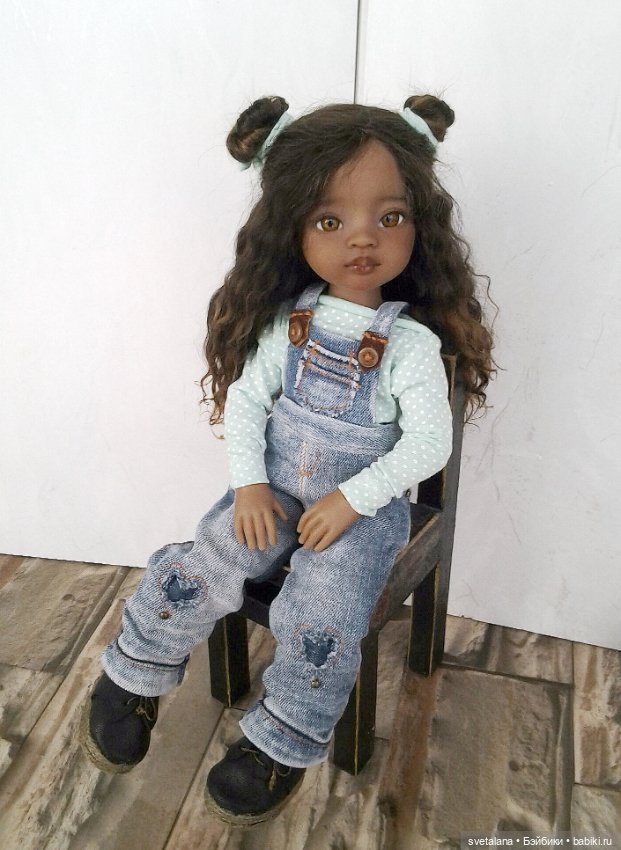 Моя маленькая Шоколадка.ООАК куколки Мейли от Паола Рейна
