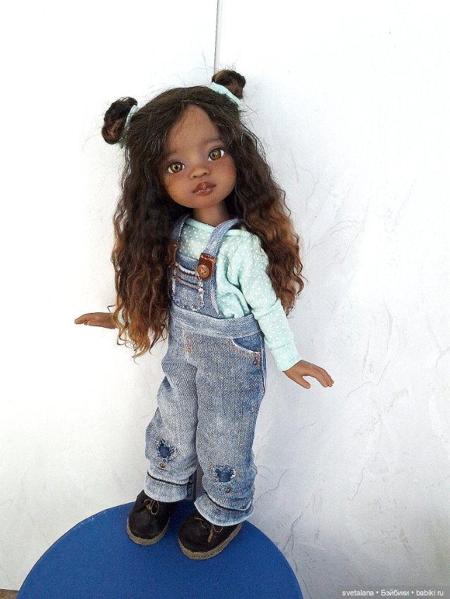 Моя маленькая Шоколадка.ООАК куколки Мейли от Паола Рейна (фото 9)