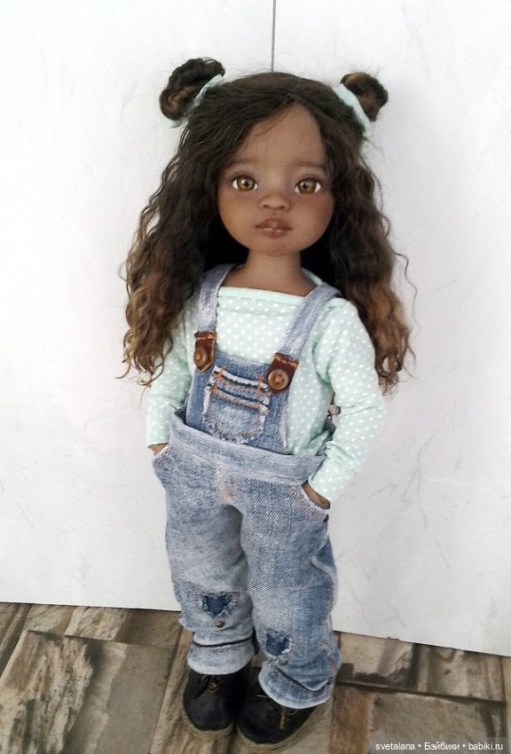 Моя маленькая Шоколадка.ООАК куколки Мейли от Паола Рейна