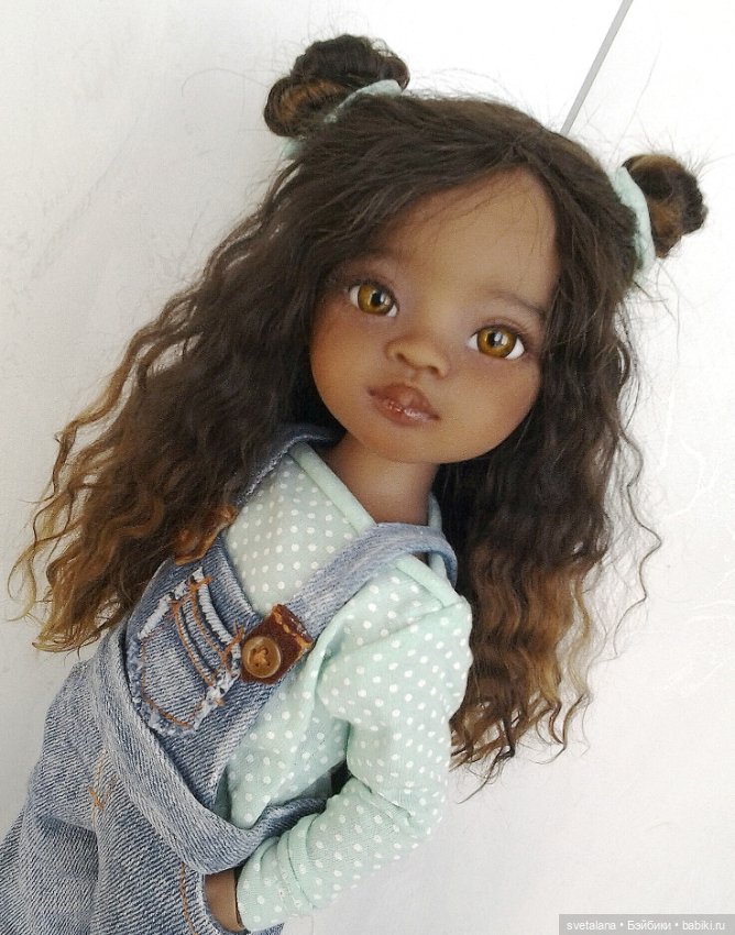 Моя маленькая Шоколадка.ООАК куколки Мейли от Паола Рейна (фото 3)