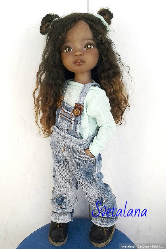 Моя маленькая Шоколадка.ООАК куколки Мейли от Паола Рейна