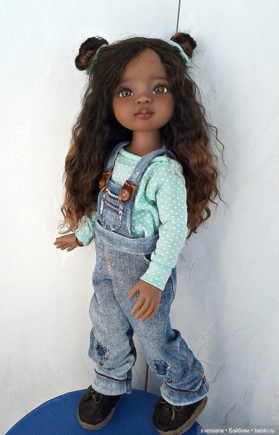 Моя маленькая Шоколадка.ООАК куколки Мейли от Паола Рейна