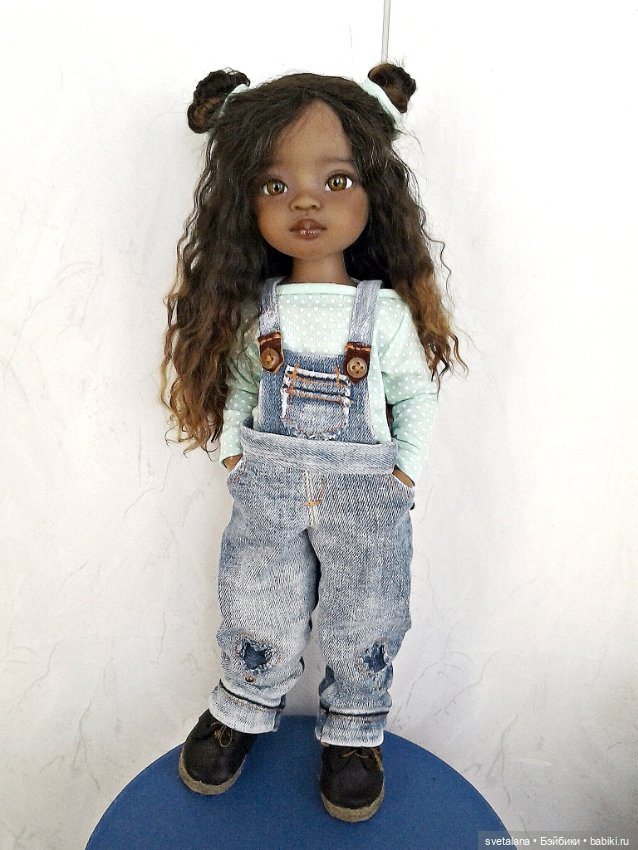 Моя маленькая Шоколадка.ООАК куколки Мейли от Паола Рейна