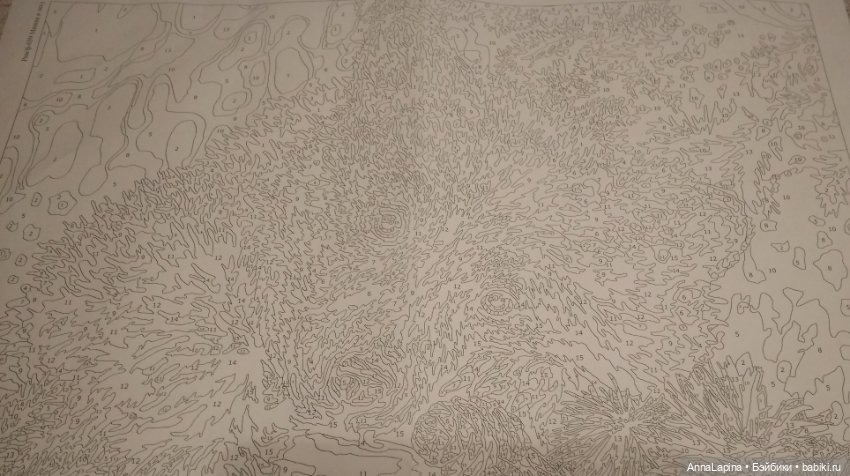 Первая картина по номерам