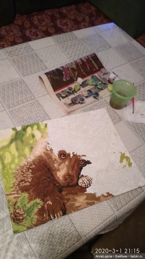 Первая картина по номерам (фото 2)