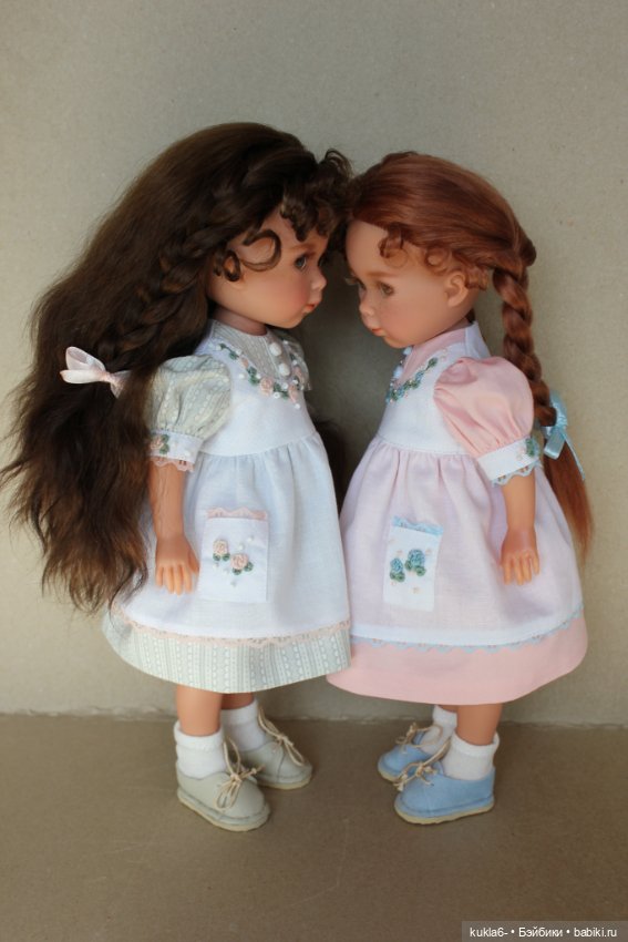 Кудряшка и Веснушка, ООАК кукол Карлотт Вестиды де Aзул (фото 4)