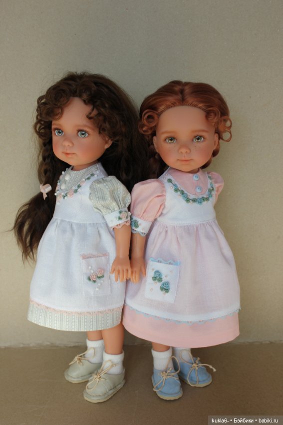Кудряшка и Веснушка, ООАК кукол Карлотт Вестиды де Aзул (фото 6)