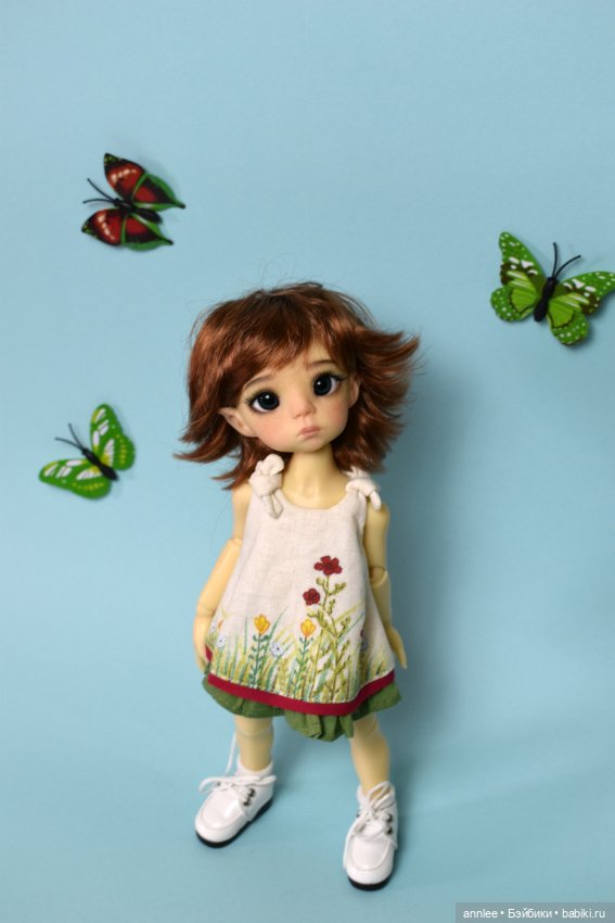 Мимимишный эльф, кукла Linda Macario