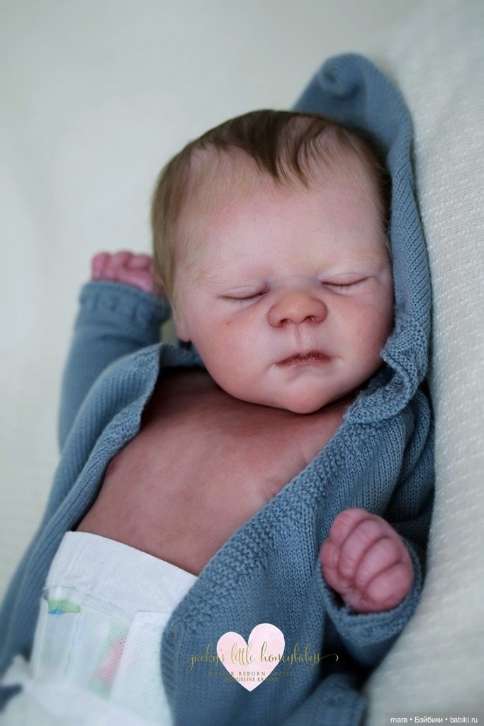 Realborn Michael asleep by Bountiful Baby, автор прототипа Jacqueline Kramer (фото 4)
