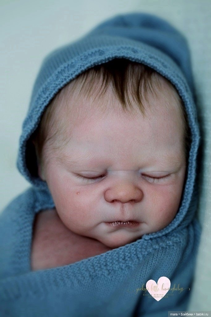 Realborn Michael asleep by Bountiful Baby, автор прототипа Jacqueline Kramer
