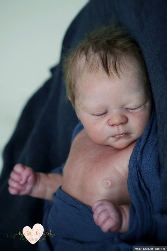 Realborn Michael asleep by Bountiful Baby, автор прототипа Jacqueline Kramer (фото 3)