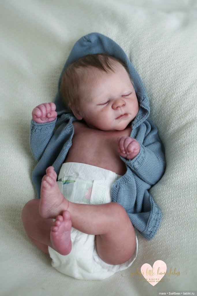 Realborn Michael asleep by Bountiful Baby, автор прототипа Jacqueline Kramer (фото 7)