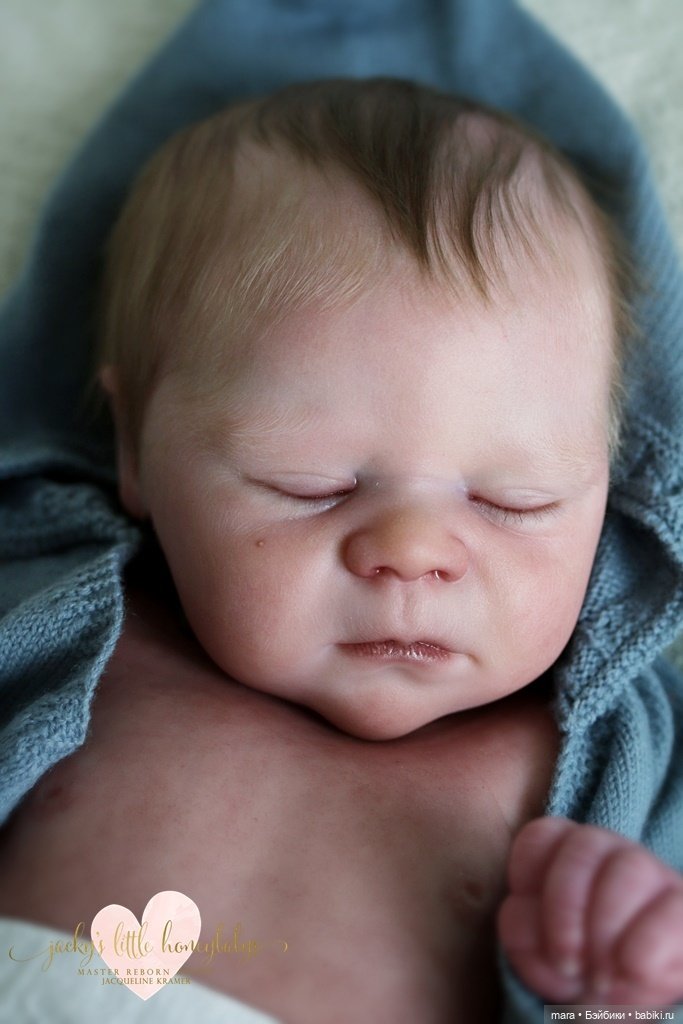 Realborn Michael asleep by Bountiful Baby, автор прототипа Jacqueline Kramer (фото 8)