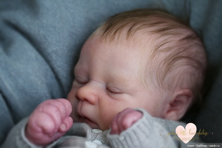Realborn Michael asleep by Bountiful Baby, автор прототипа Jacqueline Kramer