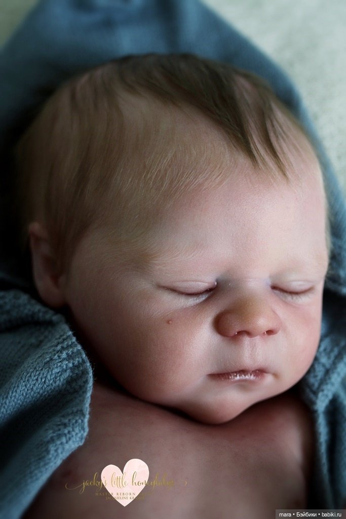 Realborn Michael asleep by Bountiful Baby, автор прототипа Jacqueline Kramer (фото 9)