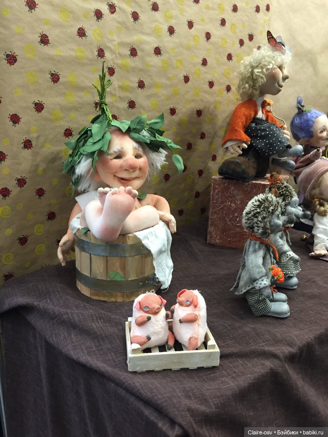 Весенний бал авторских кукол на Тишинке - ч2