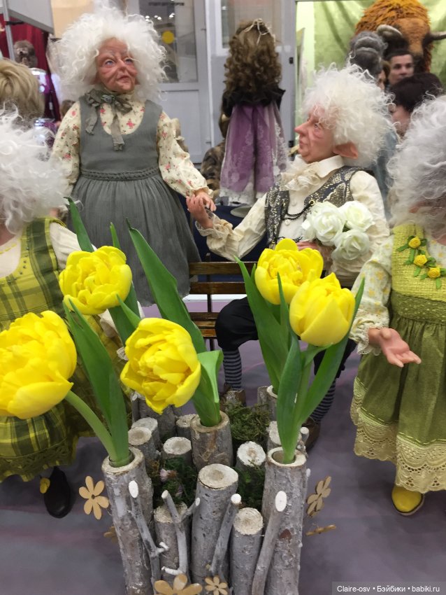 Весенний бал авторских кукол на Тишинке - ч1