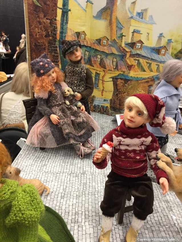 Весенний бал авторских кукол на Тишинке - ч4