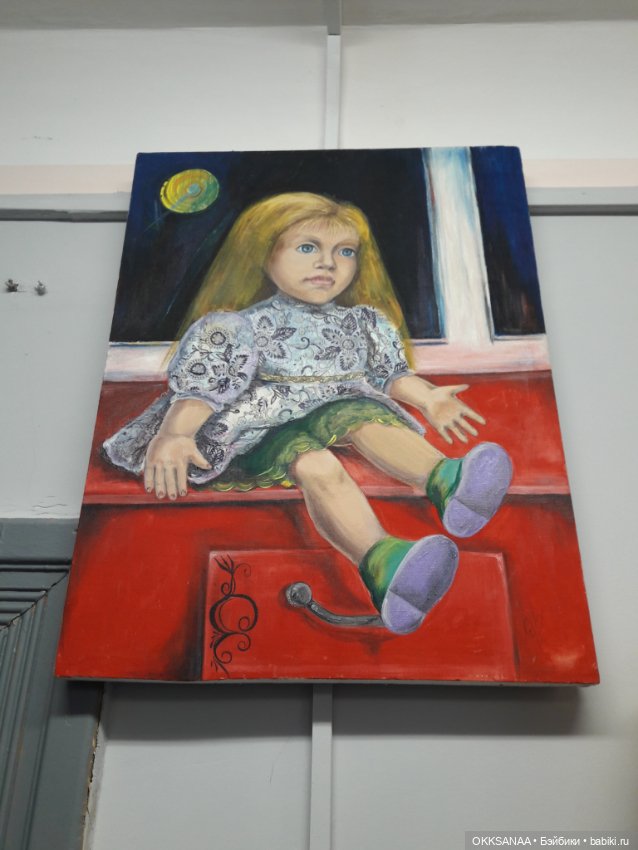 Картина с куклой — Авторские шарнирные куклы своими руками: лепка (фото 6)